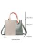 Crocodile Embossed Twilly Scarf Decor Square Bag