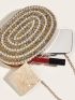 Mini Rhinestone Decor Box Bag