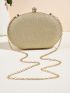 Mini Rhinestone Decor Box Bag
