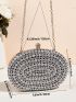 Mini Rhinestone Decor Box Bag