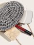Mini Rhinestone Decor Box Bag