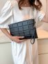 Minimalist Textured Square Bag