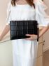 Minimalist Textured Square Bag