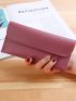 Litchi Embossed Long Wallet