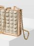PREMIUM MINI RUCHED DETAIL BOX BAG