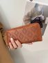 Studded Decor Long Wallet