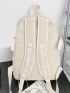 Men Letter Patch Decor Casual Daypack