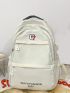 Men Letter Graphic Casual Daypack