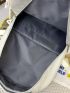 Men Letter Graphic Casual Daypack