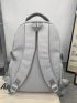 Men Letter Graphic Backpack