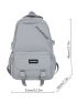 Men Letter Graphic Backpack