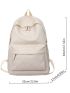 Men Minimalist Pocket Front Backpack