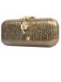 Metal & Rhinestone Decor Box Bag