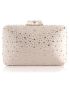 Mini Metallic Rhinestone Decor Box Bag