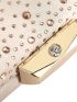 Mini Metallic Rhinestone Decor Box Bag