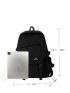 Men Letter Patch Decor Casual Daypack