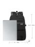 Men Letter Patch Decor Functional Backpack
