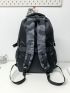 Men Camo Graphic Release Buckle Decor Functional Backpack