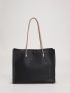 Minimalist Shoulder Tote Bag With Square Bag, Best Work Bag For Women