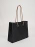 Minimalist Shoulder Tote Bag With Square Bag, Best Work Bag For Women