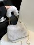 Minimalist Fluffy Chain Hobo Bag