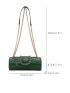 Crocodile Embossed Chain Bucket Bag