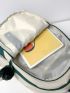 Letter Graphic Functional Backpack