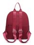 Quilted Metal Decor Functional Backpack