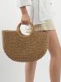 Minimalist Straw Bag