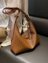 Houndstooth Pattern Hobo Bag