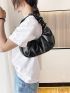 Minimalist Corduroy Ruched Bag