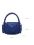 Mini Heart Embossed Flap Square Bag