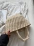 Minimalist Double Handle Crochet Bag