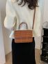 Quilted Flap Square Bag