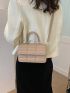 Quilted Flap Square Bag