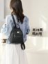 Zipper Design Functional Backpack