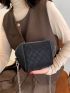 Mini Rhinestone Decor Chain Novelty Bag