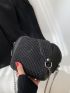 Mini Rhinestone Decor Chain Novelty Bag