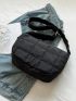 Minimalist Quilted Hobo Bag