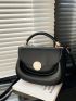 Minimalist Flap Saddle Bag