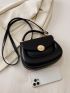 Minimalist Flap Saddle Bag