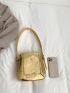Mini Metallic Square Bag