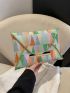 Geometric Pattern Flap Envelope Bag