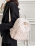 Studded Decor Functional Backpack