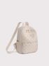 Studded Decor Functional Backpack