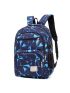 3pcs Geometric Pattern Functional Backpack Set