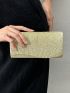 Mini Glitter Flap Square Bag
