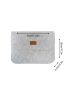Letter Patch Decor Flap Square Bag
