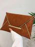 Contrast Binding Envelope Bag