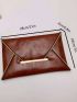 Contrast Binding Envelope Bag